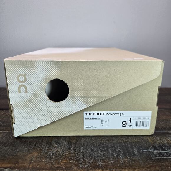 NEW On Cloud The Roger Advantage Womens Size 9 Court Tennis Shoes White - Picture 12 of 12